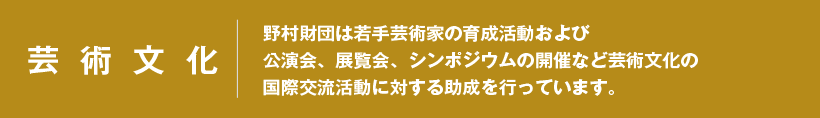 芸術・文化